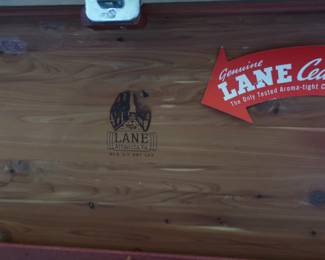 inside of cedar chest