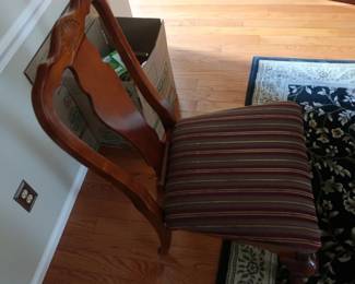 view of chair in dining room