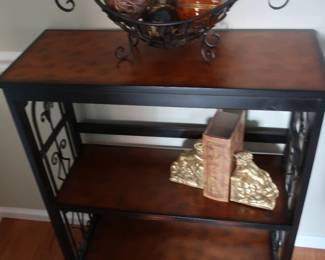 bookcase and decor