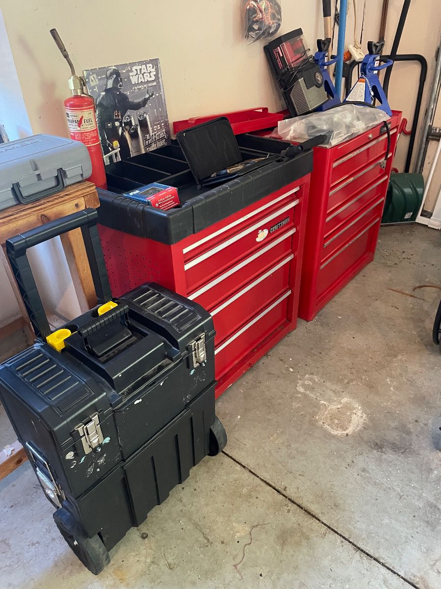 Craftsman tool chest, Husky tool chest