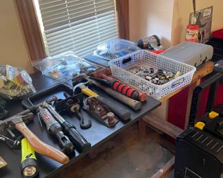 Hammers, tools, misc supply