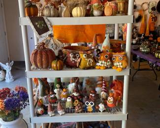 Pumpkins, turkeys, owls, gnomes fall decor