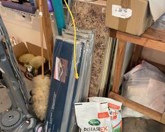 Potting soil, flooring supplies