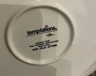 Temptations dish wares 