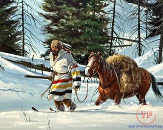 Original Oil on Canvas Signed by Gerry Metz