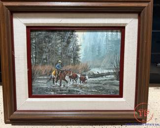 Original Oil on Canvas Signed by Gerry Metz