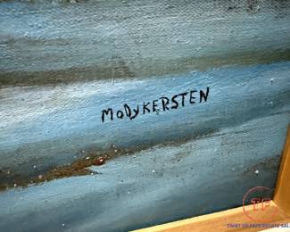 Original Oil on Canvas Signed by Mody Kersten