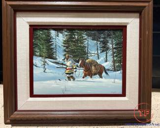 Original Oil on Canvas Signed by Gerry Metz