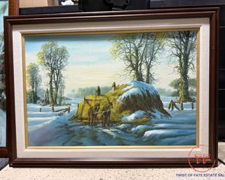 Original Oil on Canvas Signed by Mody Kersten