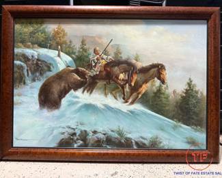 Original Oil on Canvas Signed by Troy Denton