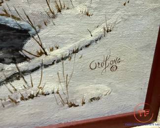 Original Oil on Canvas Signed by Ted Long