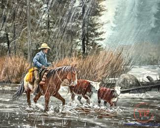 Original Oil on Canvas Signed by Gerry Metz