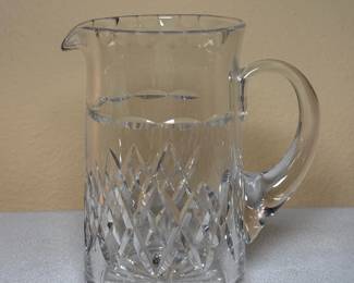 Tudor England Crystal Glass Pitcher