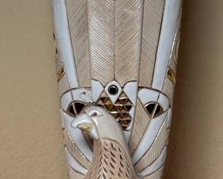 Rinconada Ceramic Peacock Vase