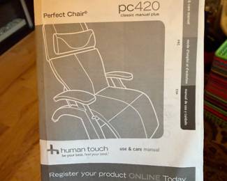 PplHuman Touch Perfect Chair 420 Zero Gravity Chair - Excellent Condition!