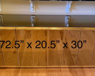 Beautiful mirrored (top, front & sides) storage cabinet