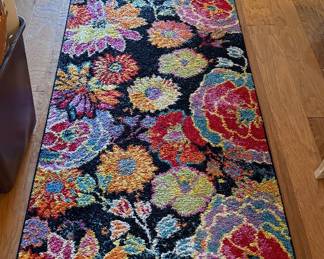 2'8" colorful floral runner