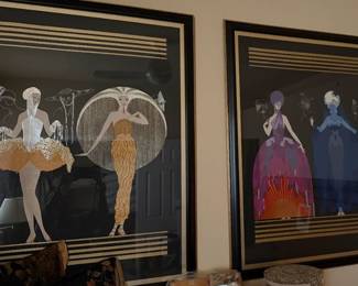 Morning/Day, Evening/Night by Erte