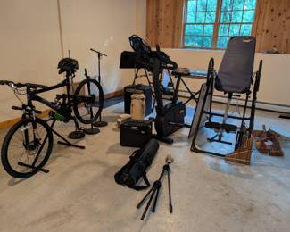 bike, sports equipment, gym