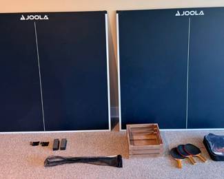 JOOLA Ping Pong Conversion Top with Net & Paddles