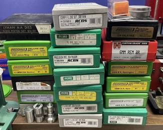Large Lot of Reloading Dies & Measuring Tools