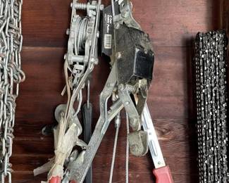3 Hand Cable Puller Winches (Come-Alongs)