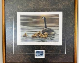 C.W. McClung "New Generation" Framed Limited Edition Print & Stamp