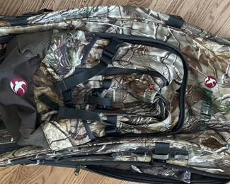 Gander Mountain Camouflage Rolling Duffle Bag and Backpack Combo