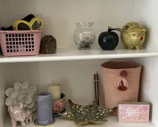 Home Decor Collection with Seinfeld Playing Cards, Figurines, and Candles Lot