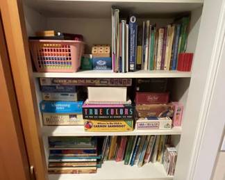 Family Board Games, Children's Books, and Puzzles Lot