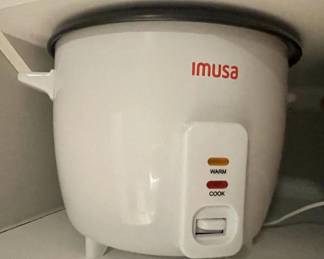 IMUSA 8-Cup Rice Cooker Model GAU-00013 with Measuring Cup and Paddle