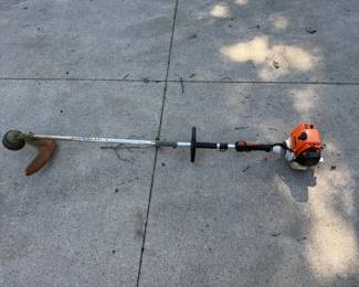Stihl KM 110R Gas KombiMotor with Trimmer, Edger, and Hedge Trimmer Attachments Lot