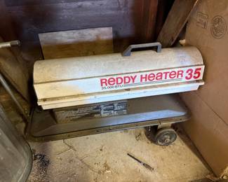 Reddy Heater R35 35,000 BTU Portable Kerosene Forced Air Space Heater with Wheels