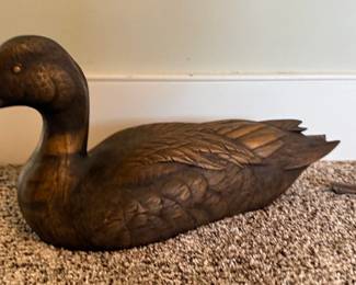 1991–92 Ducks Unlimited Bronze-Finish Duck Decoy