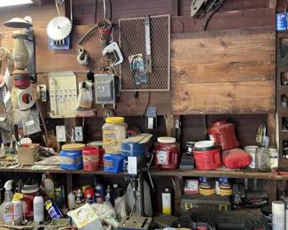 Workbench & Shelf Contents – Unsearched