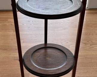 Vintage Three-Tier Folding Stand