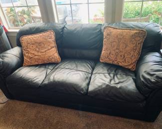 solid leather sofa
