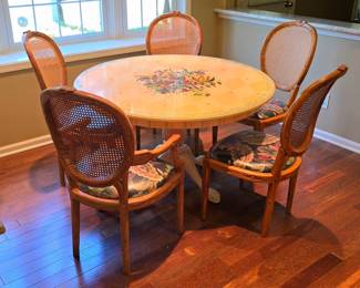  Hand Painted Dining Table by Stonehouse Farm Goods by Tracy Porter