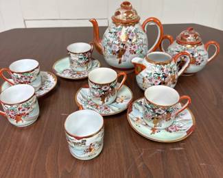 Geisha Girl tea set - totally plan a tea party around this set!