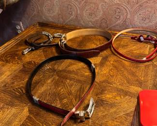 Leather belts
