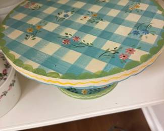 Vintage Cake stand, think Spring!