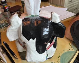 Cow tissue box...