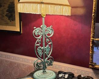 Grape cluster lamp, love that shade!