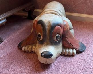 Who has a basset hound?