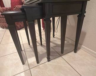 Espresso Wood Nesting Tables