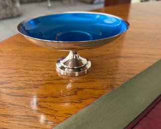 Item37 OneidaCompoteBlueEnamel