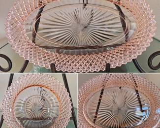 Pink Depression Glass "Miss America" by Anchor Hocking