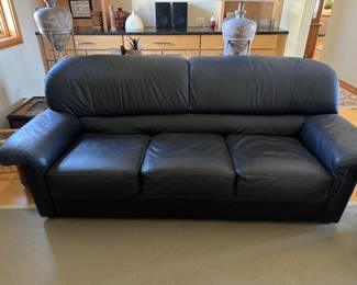 Another leather sofa