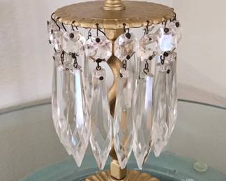 Candle Hold w/ Crystals -small