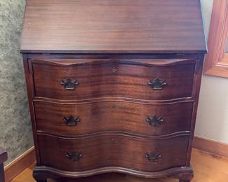 Small antique secretary desk